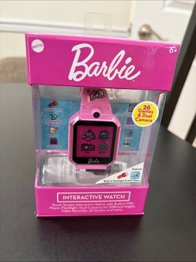 Barbie Pink Kids Interactive Smartwatch with Dual Cameras Brand New!